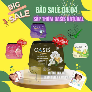 Sáp thơm OASIS Natural Lài & Lan Sáp phòng khử mùi chiết xuất Hương thơm thiên nhiên Oasis Natural