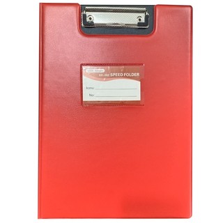 Bìa trình ký da khổ A4 092 mềm kẹp Inox có bao đựng name card