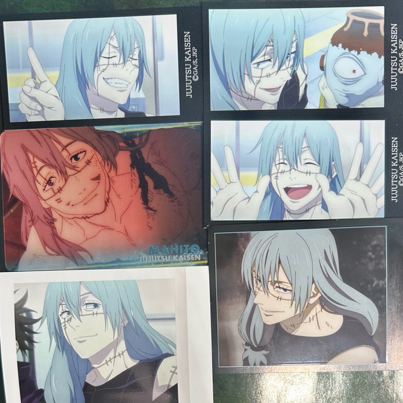 JJK Thẻ bài pola, mini, metal card jujutsu kaisen MAHITO