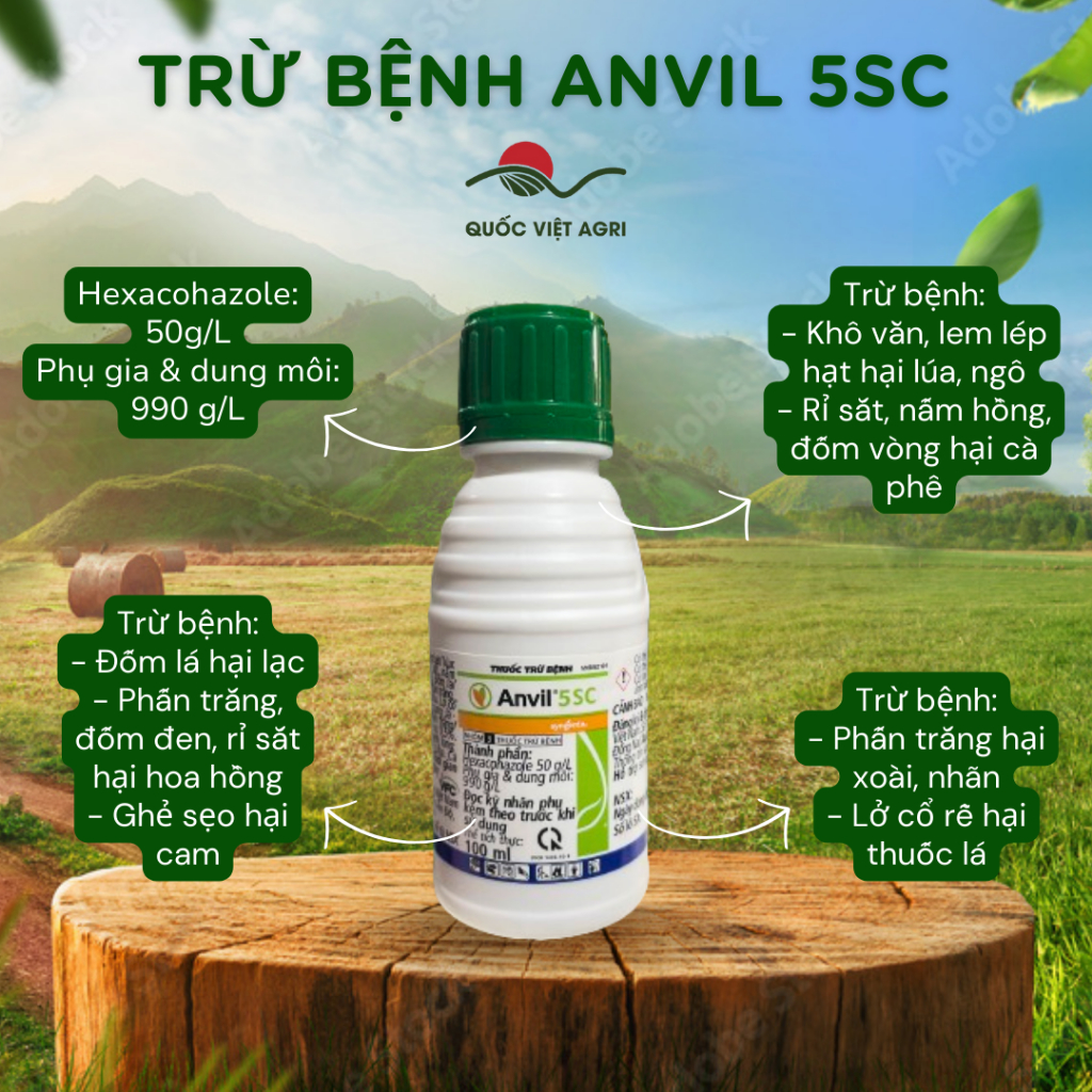 Thuốc Trừ Bệnh - Anvil 5SC - Syngenta - 100ml