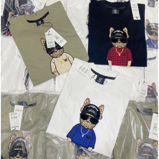 Áo thun LIFEWORK logo thêu nổi big bulldog