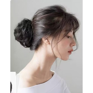 [HÀNG ĐẸP GIÁ TỐT] TÓC GIẢ BÚI CỘT XOĂN DẠNG CỘT DÀY DẶN TIỂU THƯ