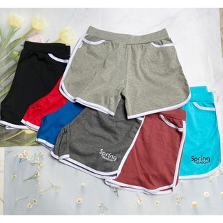 Quần đùi Quần Sọt Lưng Thun Cho Nữ size to 50kg-55kg Spring