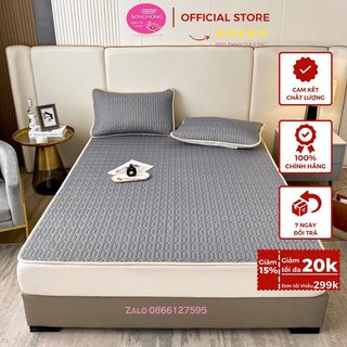 Chiếu điều hòa cao su non chính hãng tencel late cao cấp 3 lớpkt: 1m2 1m4 1m5 1m6 1m8 2m2