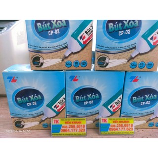 Combo 1 hộp bút xoá thiên long, bút xoá cp-02/12ml,