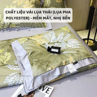 Chăn hè lụa thái trần bông cao cấp, chăn lụa mùa hè thu mềm mát size 2mx2m2