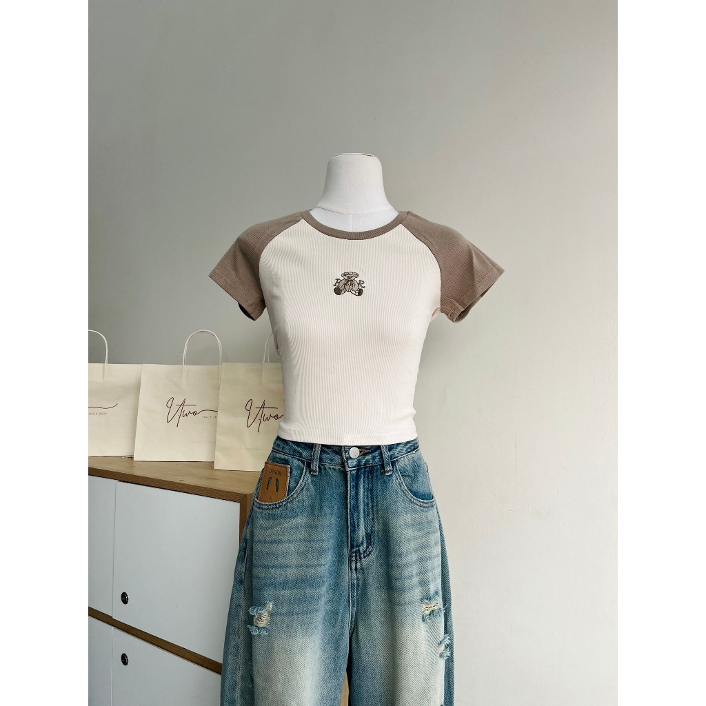 |V.TWO- STORE| ÁO CROPTOP JUNE 8021608