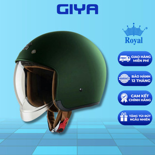Mũ bảo hiểm Royal M139 kính âm màu xanh quân đội