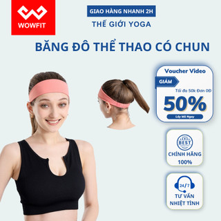 Băng đô thể thao có chun, vải cao cấp dùng tập yoga, gym WOWFIT