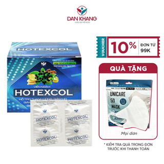 Kẹo Ngậm Thanh Họng Hotexcol Dân Khang Hộp 10 vỉ x 4 viên