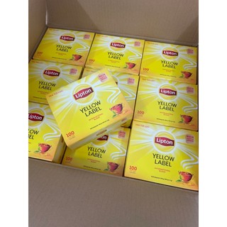 Trà Lipton nhãn vàng túi lọc 100 gói x 2Gr