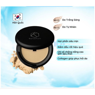 Phấn phủ nén siêu mịn Karadium Collagen Smart Sun Pact Spf50+ PA+++ Kiềm Dầu Chống Nắng Siêu Đỉnh