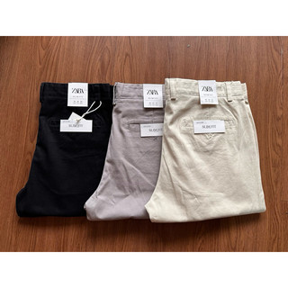 Quần kaki dài nam zr.a 3 màu phom slim fit