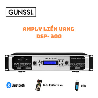  Amply Bluetooth Gunssi liền vang DSP-300. Kết nối Bluetooth 5.0,có điều khiển từ xa. Bảo Hành 1 năm 