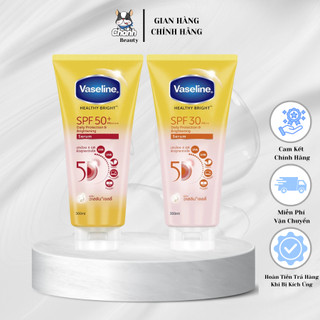 *VÀNG MỚI* Sữa Dưỡng Thể Chống Nắng Vaseline Healthy Bright Daily Sun Refreshing Serum SPF50+