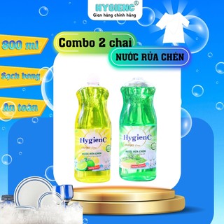 Combo 2 chai nước rửa chén bát HygienC công nghệ thái - HC-6