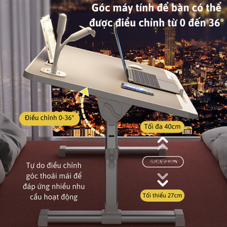 Bàn Học Gấp Gọn Grand Haven Điều Chỉnh Kích Thước Dễ Dàng Nhiều Ngăn Tiết Kiệm Không Gian Chân Bàn Chống Trượt