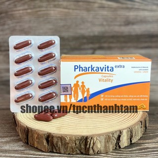 Vitamin tổng hợp PHARKAVITA EXTRA bổ sung vitamin  tăng đề kháng, giảm mệt mỏi, ăn ngon - Hộp 100 viên