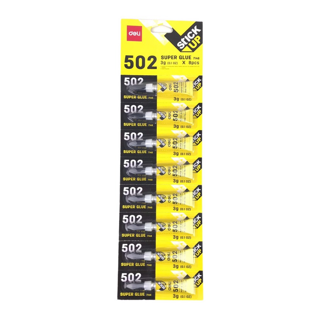 Keo dán 502 Deli 7146 (8/192) - Vỉ
