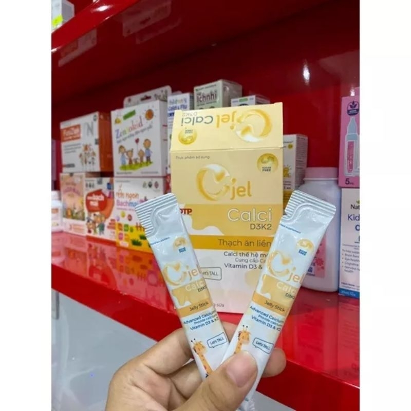 Canxi Thạch Calci D3K2 Cjel cho bé từ 3 tuổi