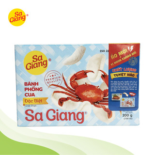 SA GIANG - Bánh Phồng Cua 200g bao bì mới (date mới nhất)