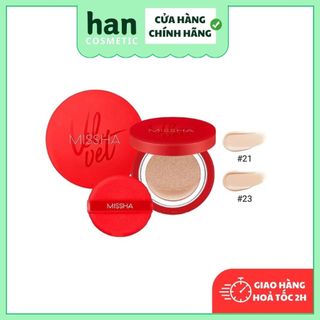 Phấn Nước Missha Velvet Finish Cushion SPF 50+ PA+++ hiệu ứng lì mịn, kiềm dầu - hancosmetic.shop