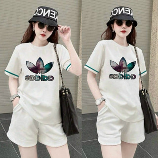 Set short cotton thêu logo cao cấp