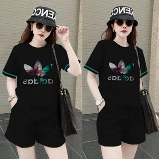 SET SHORT COTTON THÊU LOGO CAO CẤP