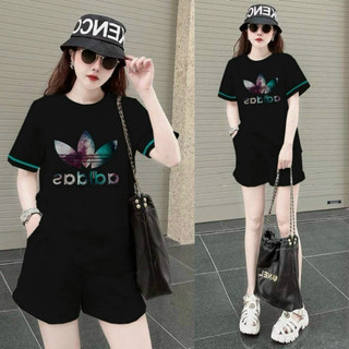 SET SHORT COTTON THÊU LOGO CAO CẤP