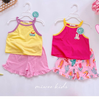 Bộ 2 dây cổ yếm bé gái Miwoo xuất Nhật