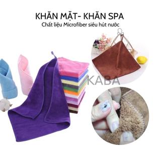 Khăn nail, khăn làm móng hình vuông kt 30x30cm khăn mặt, khăn lau siêu thấm nước cho spa kaba