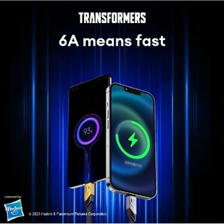 Cáp Sạc Siêu Nhanh Transformers C 65w, L 27w