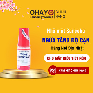 Nhỏ Mắt Sancoba Nội Địa Nhật Bản (Nhỏ Cận) 5ml giảm tặng độ cận loạn viễn - Ohayo Shop Japan