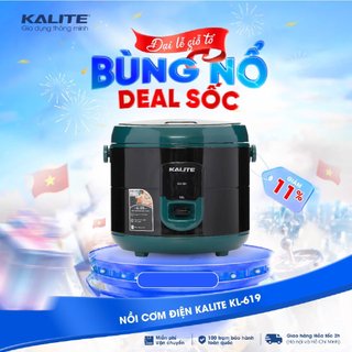 Nồi cơm điện Kalite KL 618 dung tích 1.8L nấu cơm dẻo thơm ngon