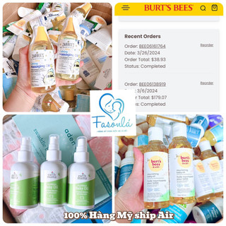 DẦU MASSAGE CHO BÉ Burts Bees - Zarbee’s-Earth Mama Mỹ
