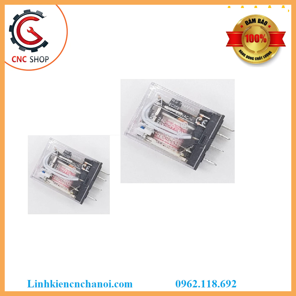 Relay omron MY2N 8 chân, Rơ le trung gian chân nhỏ ( Hàng chất lượng )
