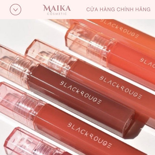 (Mã NSF020280 giảm 80K) SON BÓNG BLACK ROUGE HALF N HALF WATER GLOW HG08 HAZELNUT SYRUP - NÂU ĐỎ