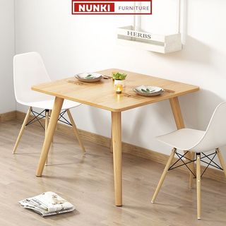 Bàn ăn vuông 4 người gỗ mdf thương hiệu sohja - sp192