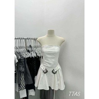 Váy cúp ngực xòe kèm belt