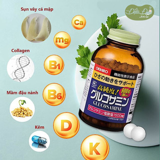 Viên uống Glucosamine Orihiro Nhật Bản 1500mg, 900 viên hỗ trợ giúp xương khớp chắc khỏe - Đậu Đỏ Shop - Hàng nội địa Nh