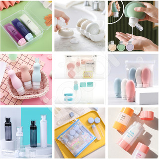 [FREESHP] BỘ CHIẾT MỸ PHẨM 3, 4, 5 MÓN HÀN QUỐC - HÌNH GẤU, THỎ TIỆN DỤNG, DU LỊCH
