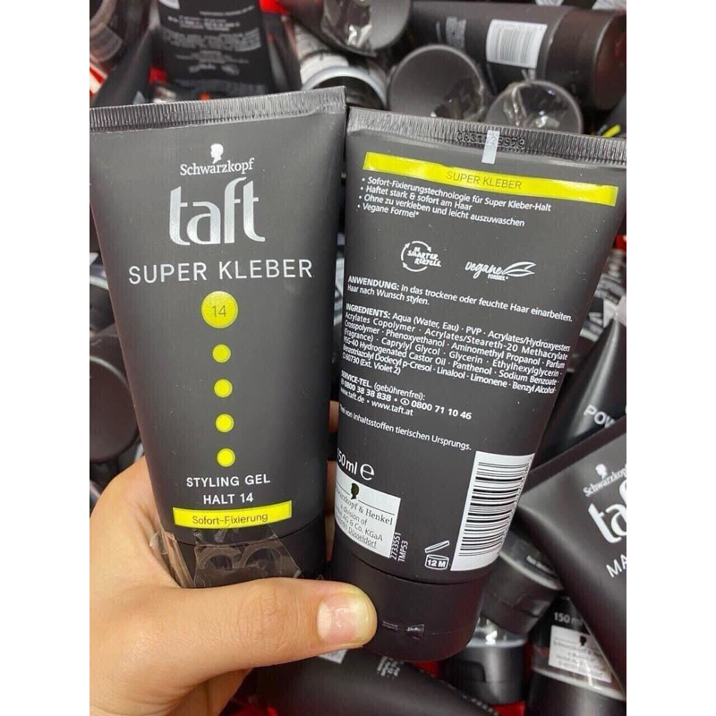💥💥💥Gel vuốt tóc Taft Super Kleber