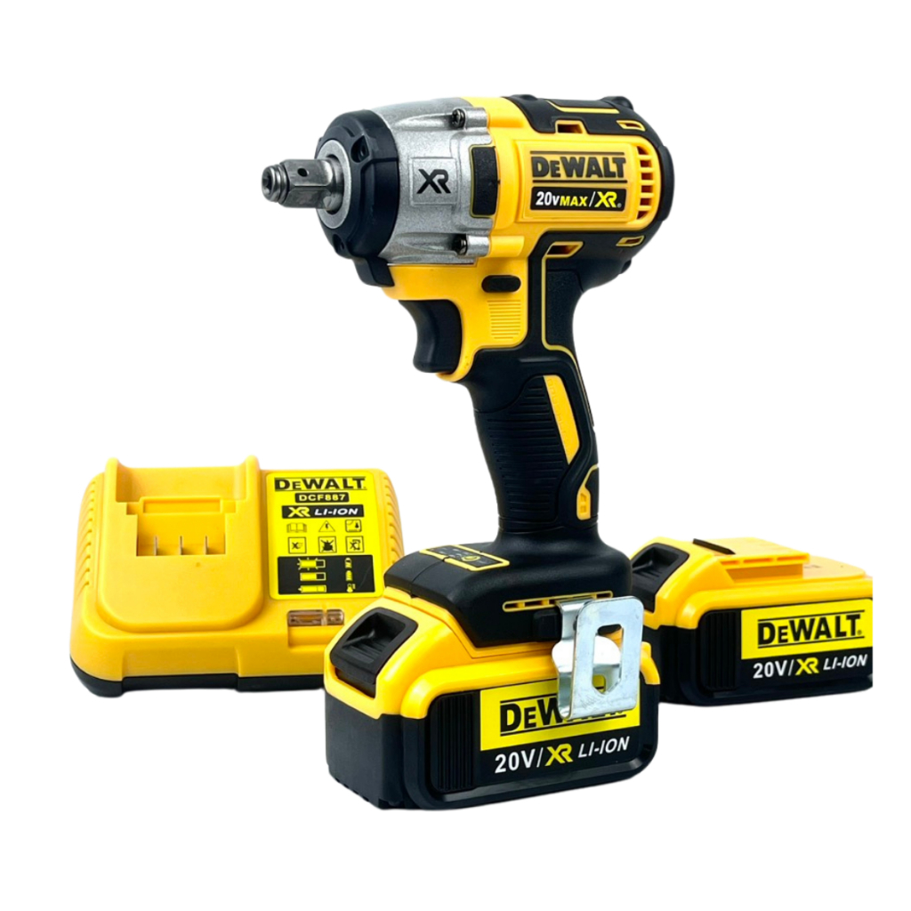 Máy siết bu lông Dewalt DCF887 20V động cơ không chổi than súng bắn bulong đầu 2 trong 1 pin 3-4 tiếng liên tục