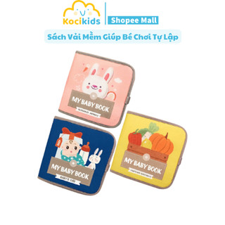 Sách vải mềm giúp bé chơi tự lập, phát triển thị giác - vận động dành cho bé từ 0-3 tuổi