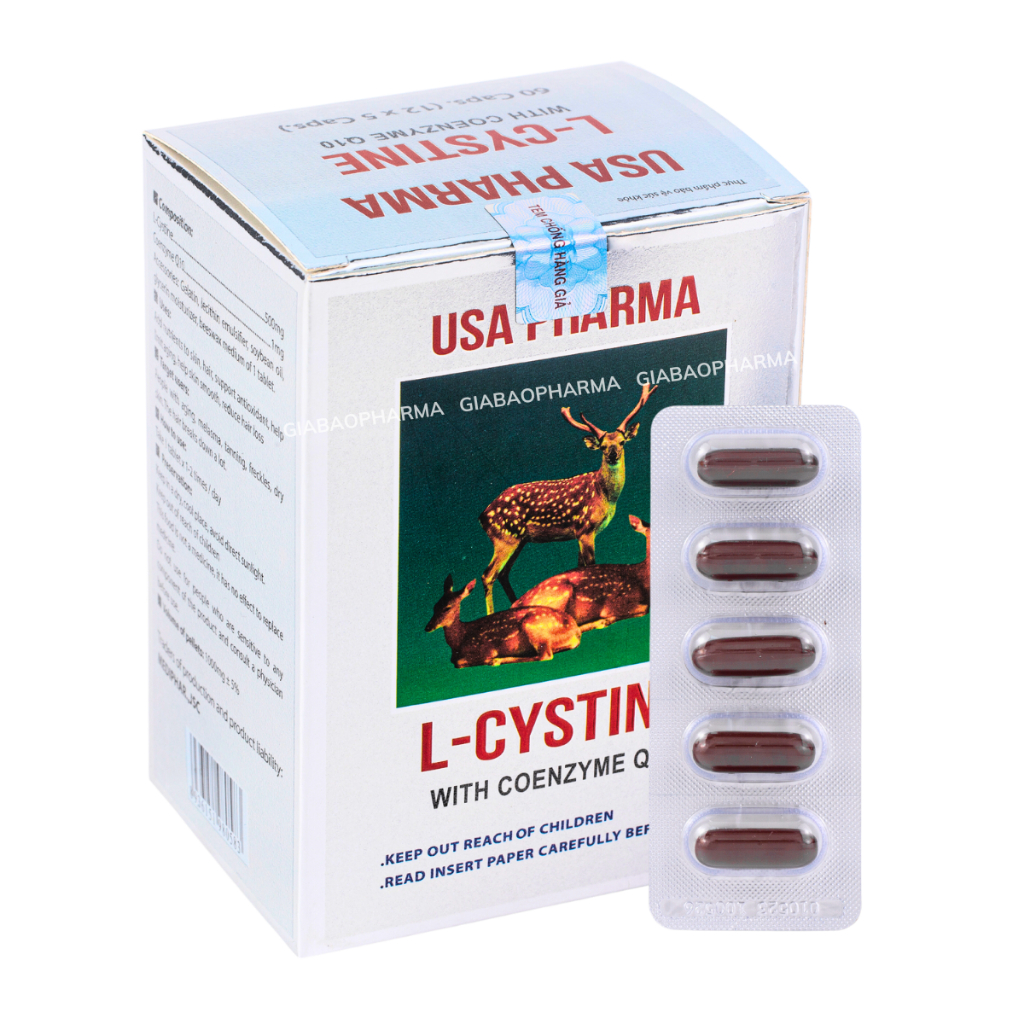 COMBO 2 HỘP L-CYSTINE hỗ trợ làm đẹp, hỗ trợ giảm rụng tóc, hỗ trợ giảm thâm sạm