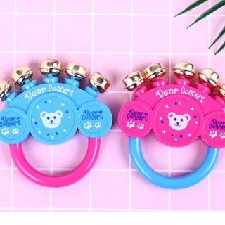 Lục lạc xúc xắc gấu 5 chuông cho bé