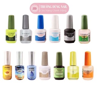 Base Top Vinimay, Cứng móng, Kiềm dầu, Top giọt sương, Top lì, Top loang, Top Cường Lực, Top Kim Cương, Phá Gel Vinimay
