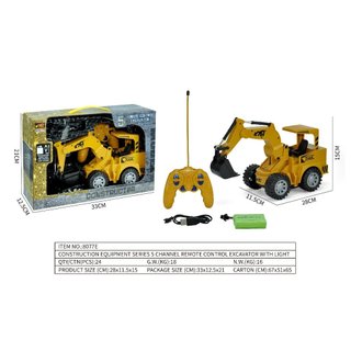 Đồ chơi mô hình máy xúc điều khiển từ xa, xe ô tô mô hình máy xúc điều khiển 8077E - 678