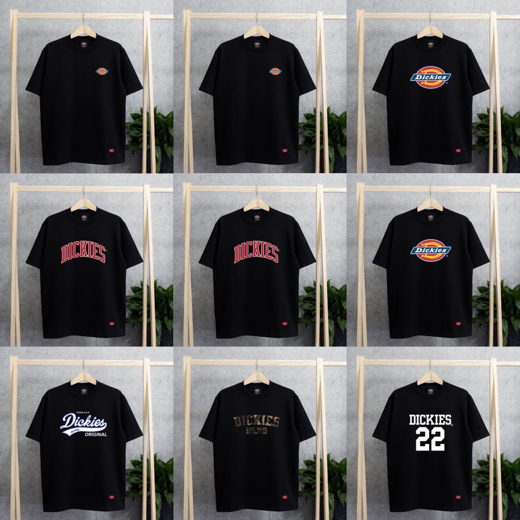 HÀNG SALE MÀU ĐEN - ÁO THUN D.I.C.K.I.E.S BASIC