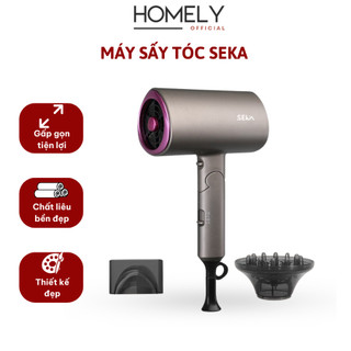 Máy sấy tóc SEKA SK2008 gấp gọn cao cấp sấy 2 chiều nóng lạnh, 3 chế độ, bảo hành 12 tháng